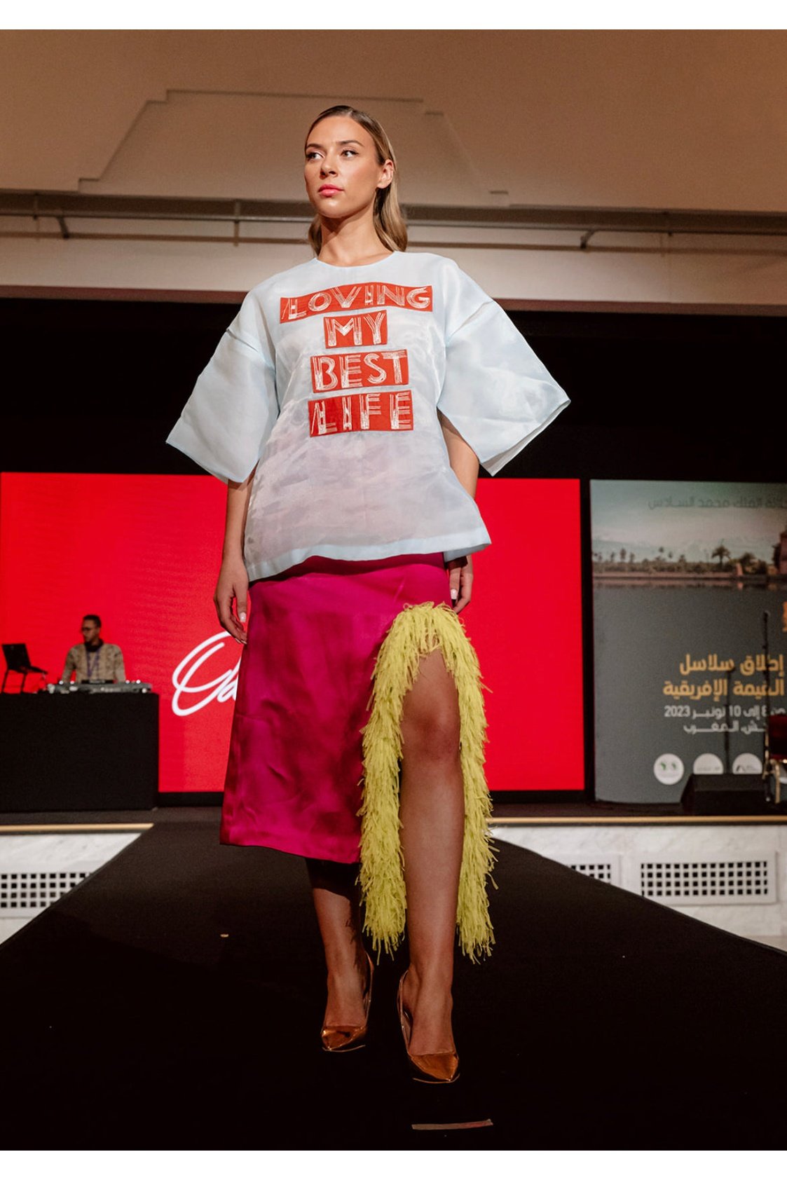 ODIO MIMONET Loving my best life blouse