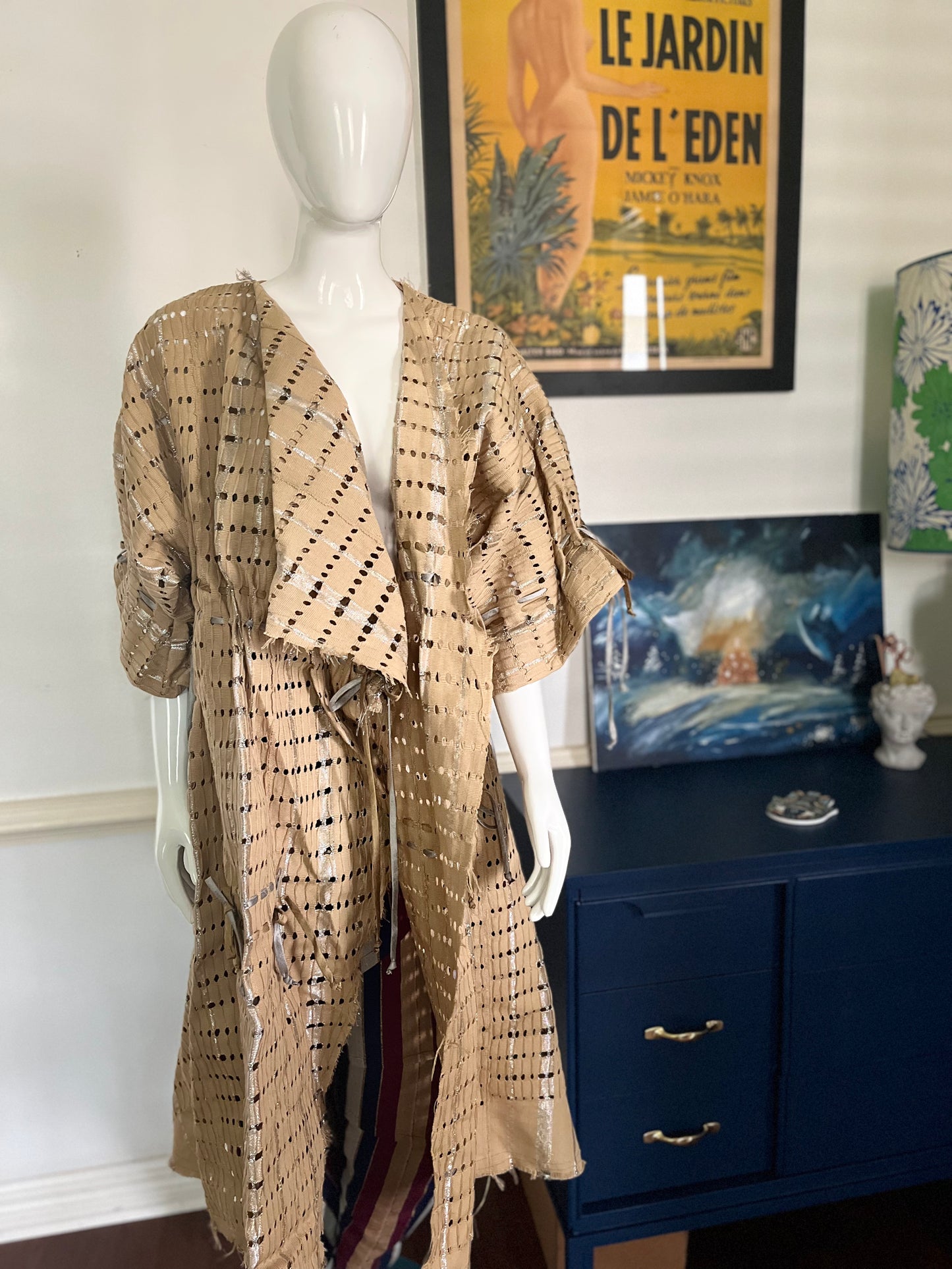 ITUEN BASI Morinsojo Beige Coat Dress