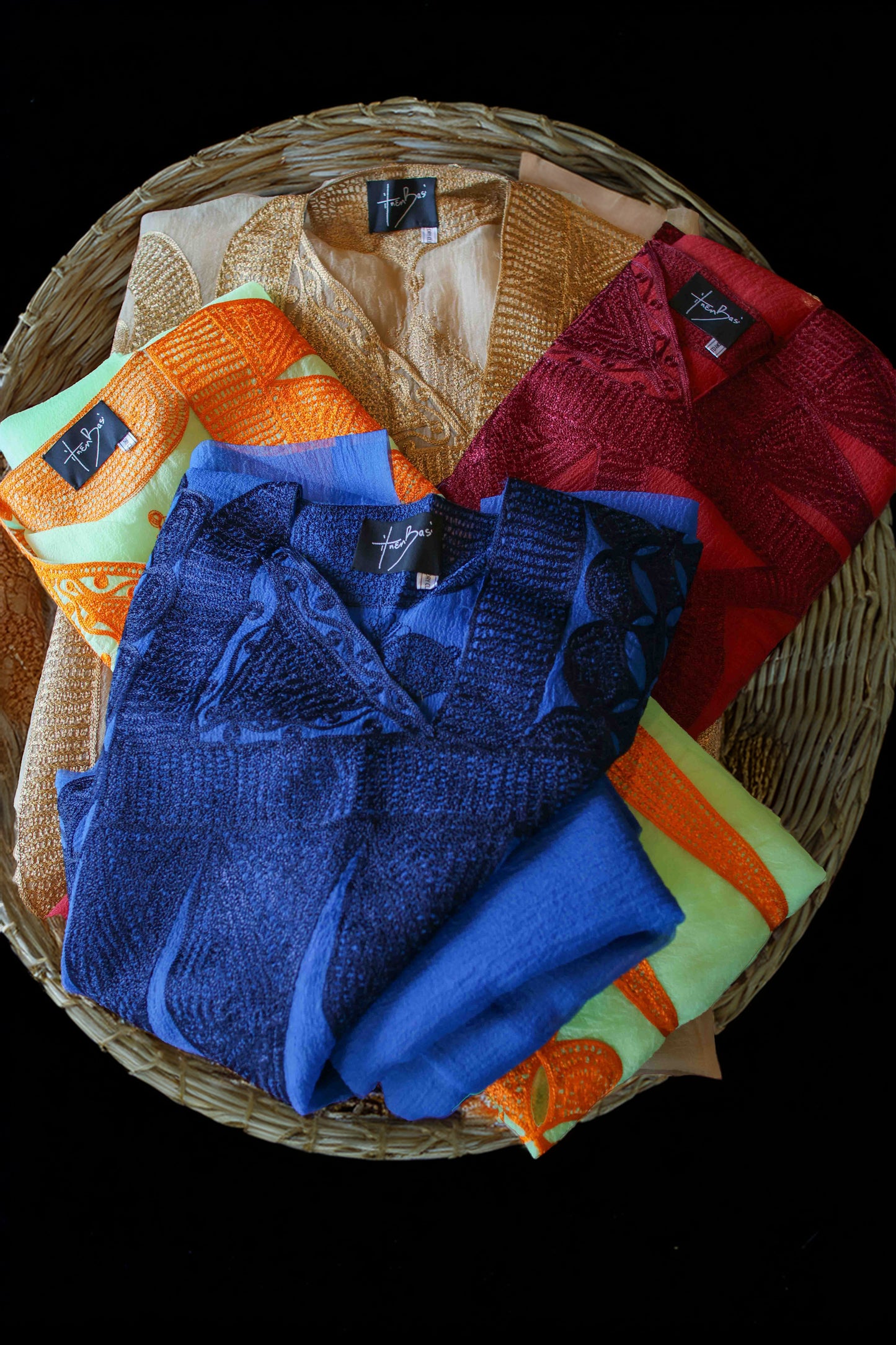 ITUEN BASI Chiffon Agbada