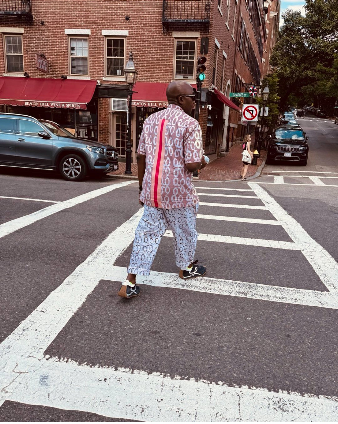 OBIDA 69 Pink and Black Lounge Pants