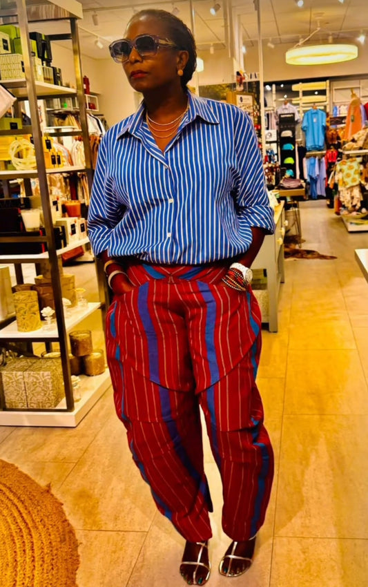 ITUEN BASI Asooke Balloon Pants