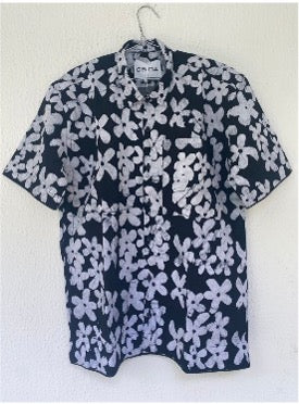 OBIDA Daisy Black and White Short Sleeve Shirt