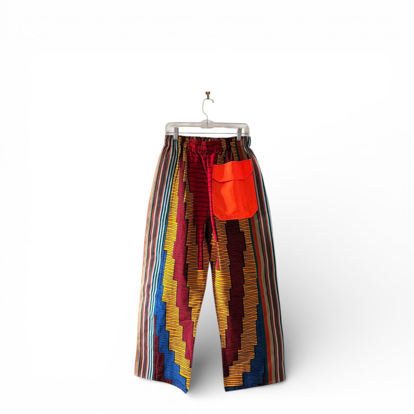 TZAR STUDIO African Print Ankara Pant Suit – Mixed Print Two-Piece Set for Women